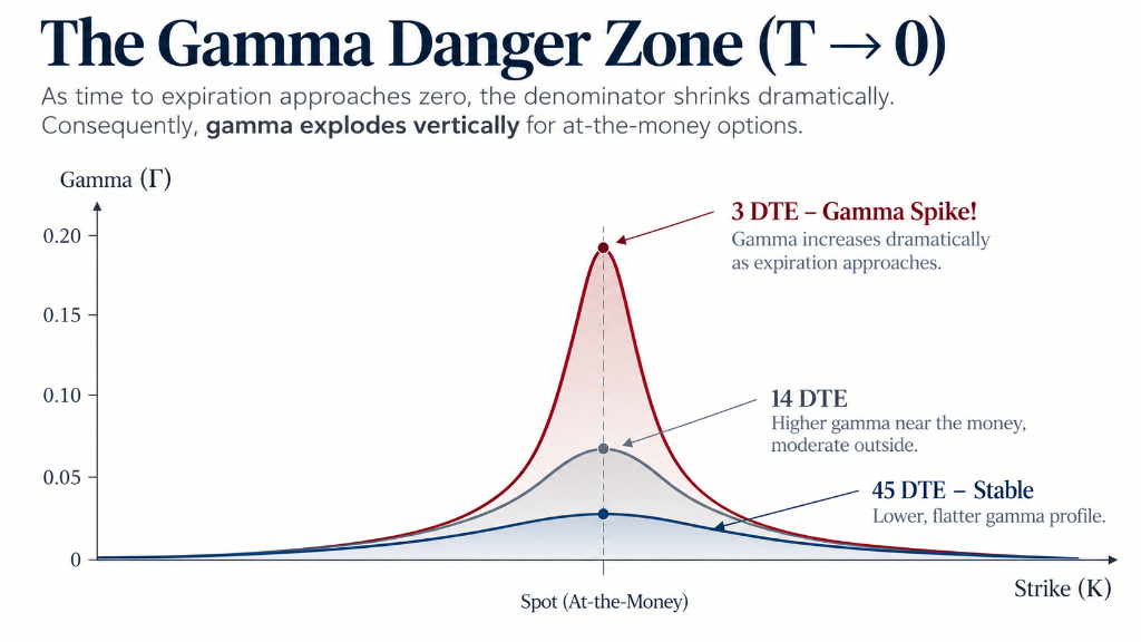 Plate IV: The Gamma Danger Zone (T → 0) — Vertical Acceleration Inside 14 DTE