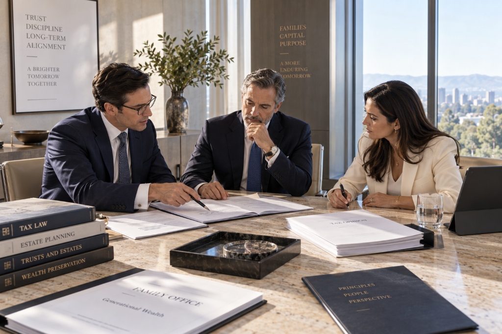 Plate V: Legal & Regulatory Architecture — Senior Tax Counsel & Family Office Structuring Advisors Reviewing IRC § 1259 Constructive Sale Safe-Harbor Opinions